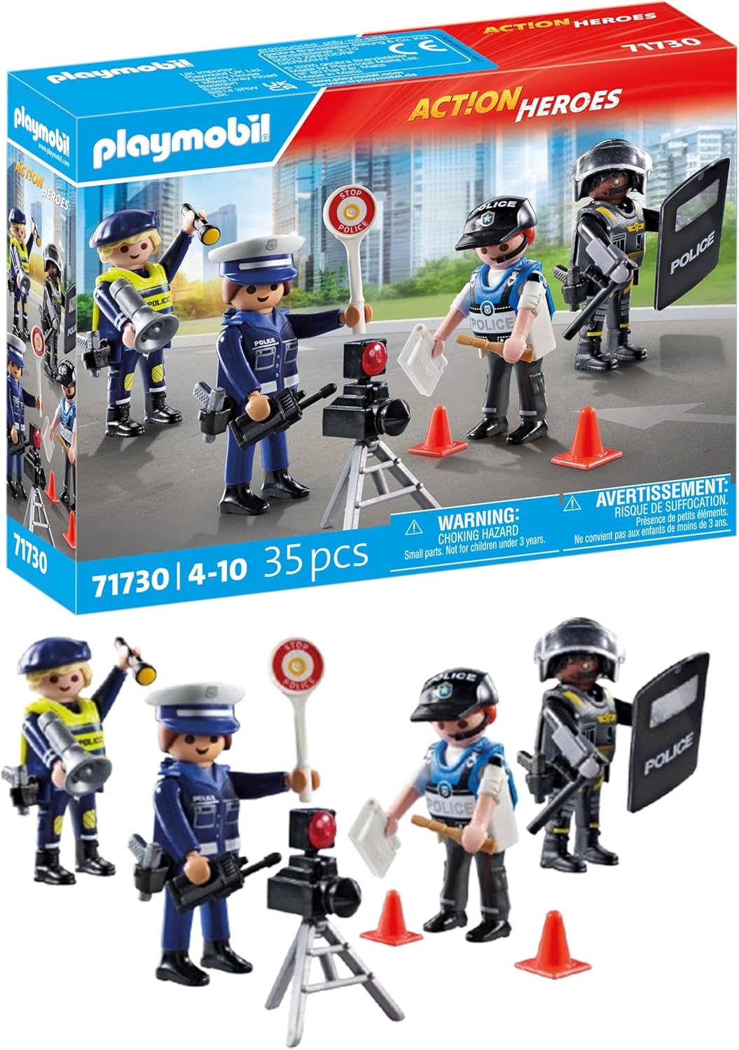 Playmobil 71730 - Politie figurenset