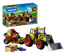 Playmobil 72161 - Grote Tractor met aardappelrooier