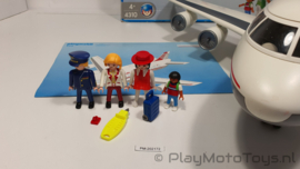 Playmobil 4310 - Passagiers en vrachtvliegtuig, gebruikt met doos