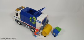 Playmobil 4129 - Vuilniswagen met werkend zwaailicht,  gebruikt.