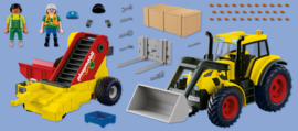 Playmobil 72161 - Grote Tractor met aardappelrooier
