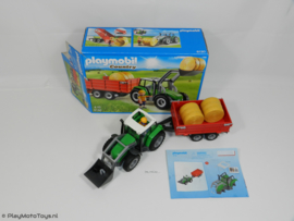 Playmobil 6130 - Tractor met aanhangwagen, 2ehands