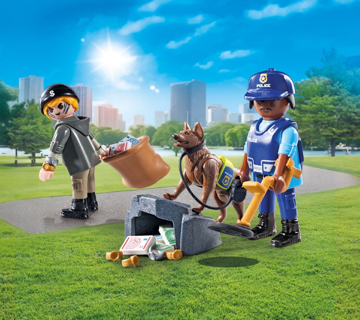 Playmobil 71731 - Politiehond met boef