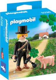 Playmobil 9296 - Schoorsteenveger met geluks zwijntje, Promo