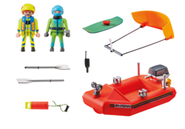 Playmobil 70144 - Kitesurfer redding met speedboot