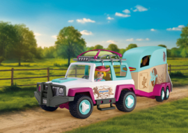 Playmobil 72129 - Terreinwagen met paardentrailer
