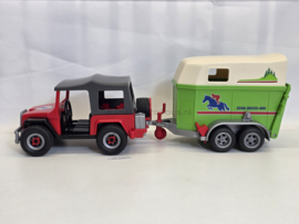 Playmobil 4189 - Paardentransport, gebruikt met handleiding