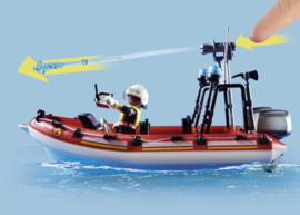 Playmobil 70335 - Brandweermissie met helikopter en boot Promopack