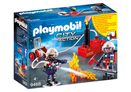 Playmobil 9468 - Brandweerteam met waterpomp