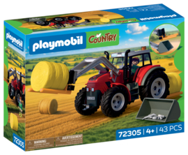 Playmobil 72305 - Grote tractor met hooibalen