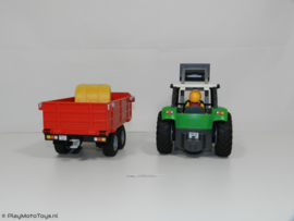 Playmobil 6130 - Tractor met aanhangwagen, 2ehands