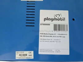Playmobil 87000089 - Media Display 32" met Playmobil logo, gebruikt