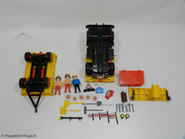 Playmobil 3454 - Sneeuwploeg  / Truck met aanhanger met handleiding, 2ehands (C)