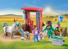 Playmobil 71471 - Starterpack Boerderij dierenarts met ezels
