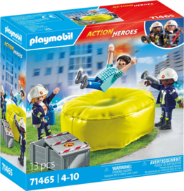 Playmobil 71465 - Brandweerlieden met luchtkussen
