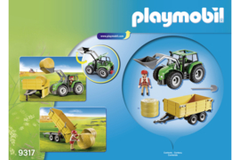 Playmobil 9317 - Tractor met aanhangwagen