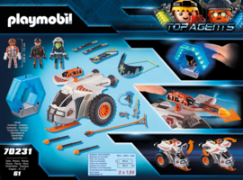 Playmobil 70231 Spy Team sneeuwmobiel met licht en geluid