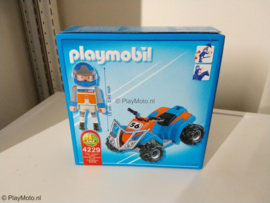 Playmobil 4229 - Blauwe Race quad met pullbackmotor