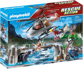 Playmobil 70663 - Canyon Copter Rescue. USA-Exclusive