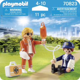 Playmobil 70823 - DuoPack Spoedarts en Politieagente