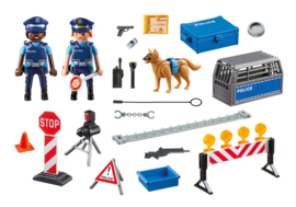 Playmobil 6924 - Politie wegversperring (v1)