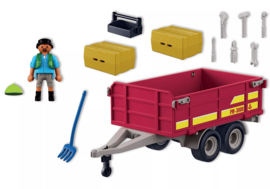 Playmobil 72166 - Tractoraanhanger met hooibalen