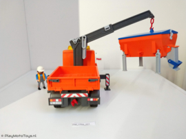 Playmobil 4046 - Unimog / Truck strooiwagen met sneeuwploeg, 2ehands