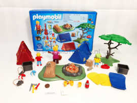 Playmobil 6888 - Tentenkamp met kampvuur, 2ehands met doos