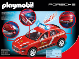Playmobil 70277 - Porsche Macan S Brandweerauto met licht&geluid