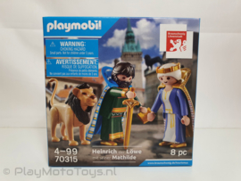 Playmobil 70315 - Hertog Heinrich & Mathilde, en de leeuw  - Promo