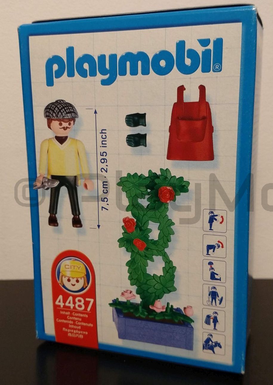 Playmobil 4487 - Tuinman met Rozenstruik, promo.