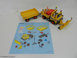 Playmobil 3454 - Sneeuwploeg  / Truck met aanhanger met handleiding, 2ehands (C)