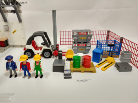 Playmobil 4314 - Vrachthal met heftruck, Gebruikt.