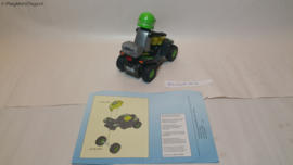 Playmobil 4427 - Zwarte Race quad met pullbackmotor, 2ehands