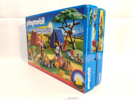 Playmobil 6888 - Tentenkamp met kampvuur, 2ehands met doos