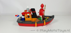 Playmobil 5206 - De Stoomboot van Sinterklaas, gebruikt.