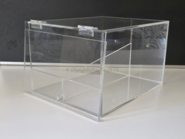 Playmobil 80479 - DS Acrylbox met deksel, tussenschot en afbeeldinghouder, gebruikt