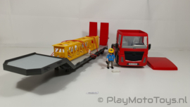 Playmobil 5467 - Zwaar transport vrachtwagen / Truck, 2ehands met doos (A)