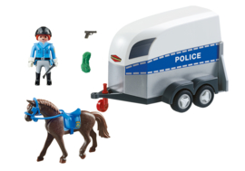 Playmobil 6922 - Bereden politie met trailer