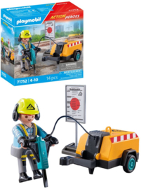 Playmobil 71752 - Bouwvakker met persluchthamer