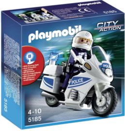 Playmobil 5185 - Politiemotor met zwaailicht