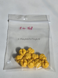 Playmobil 30 03 6600 - System-x plug, round, yellow, 10pcs.