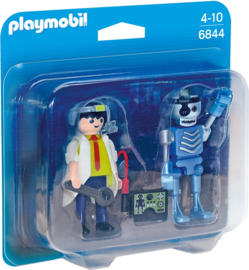 Playmobil 6844 - DuoPack Wetenschapper & robot
