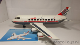 Playmobil 4310 - Passagiers en vrachtvliegtuig, gebruikt met doos
