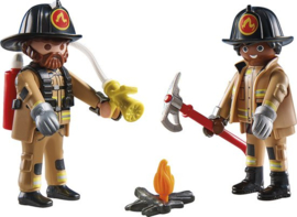 Playmobil 71207 - Duopack Brandweermannen USA