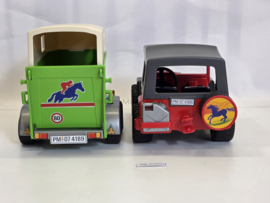 Playmobil 4189 - Paardentransport, gebruikt met handleiding