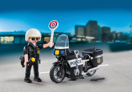Playmobil 5648 - Meeneemkoffer Politiemotor