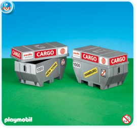 Playmobil 7918 - Luchtvracht container set (DS)