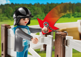 Playmobil 70325 - Paardenbox met paardentrailer Exclusive