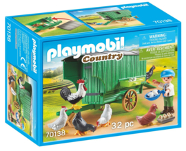 Playmobil 70138 - Kind met kippenhok